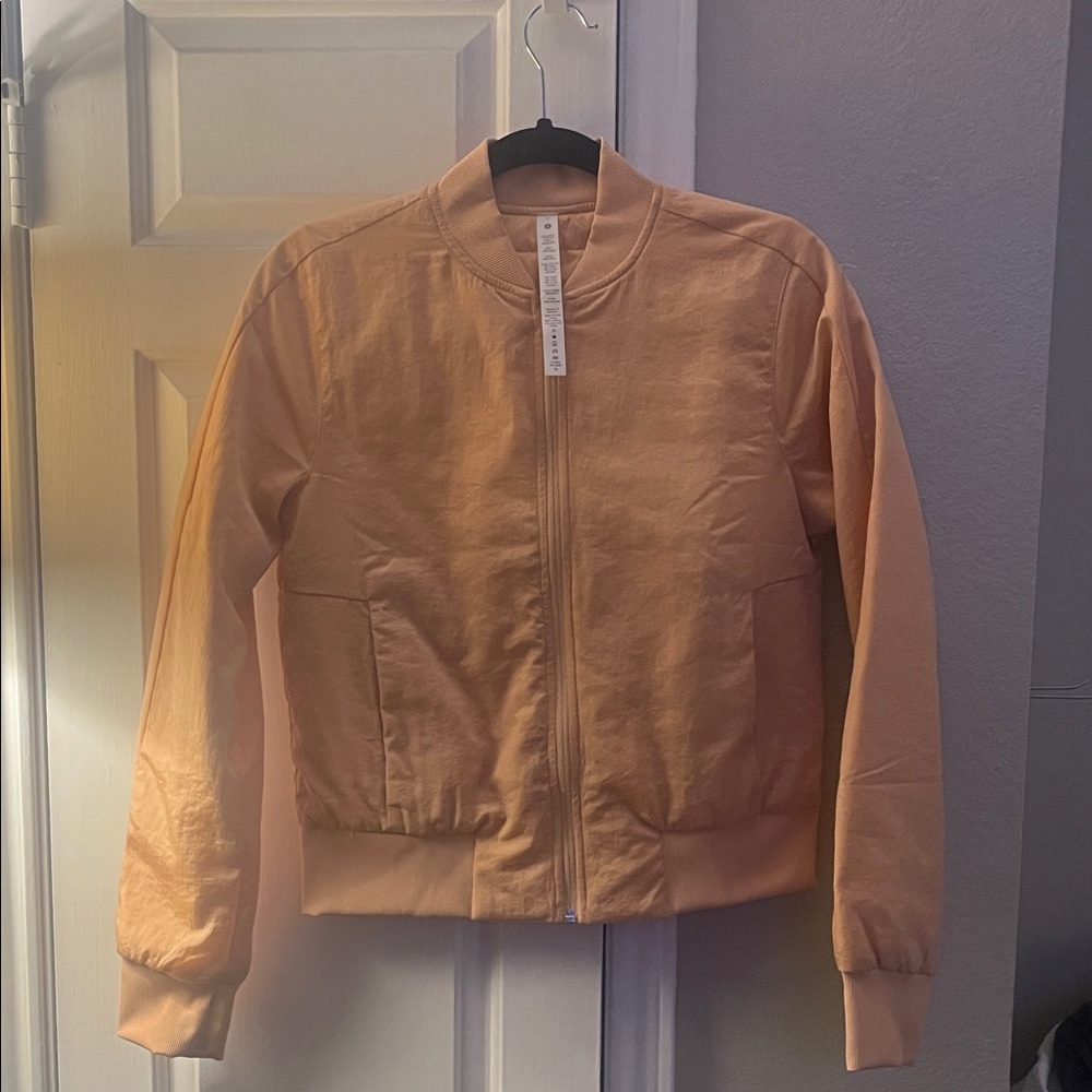 Lululemon Peach Bomber Jacket